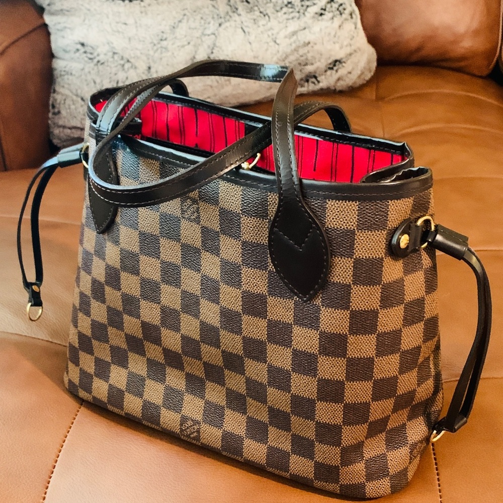LV Neverfull Damier Ebene Tote